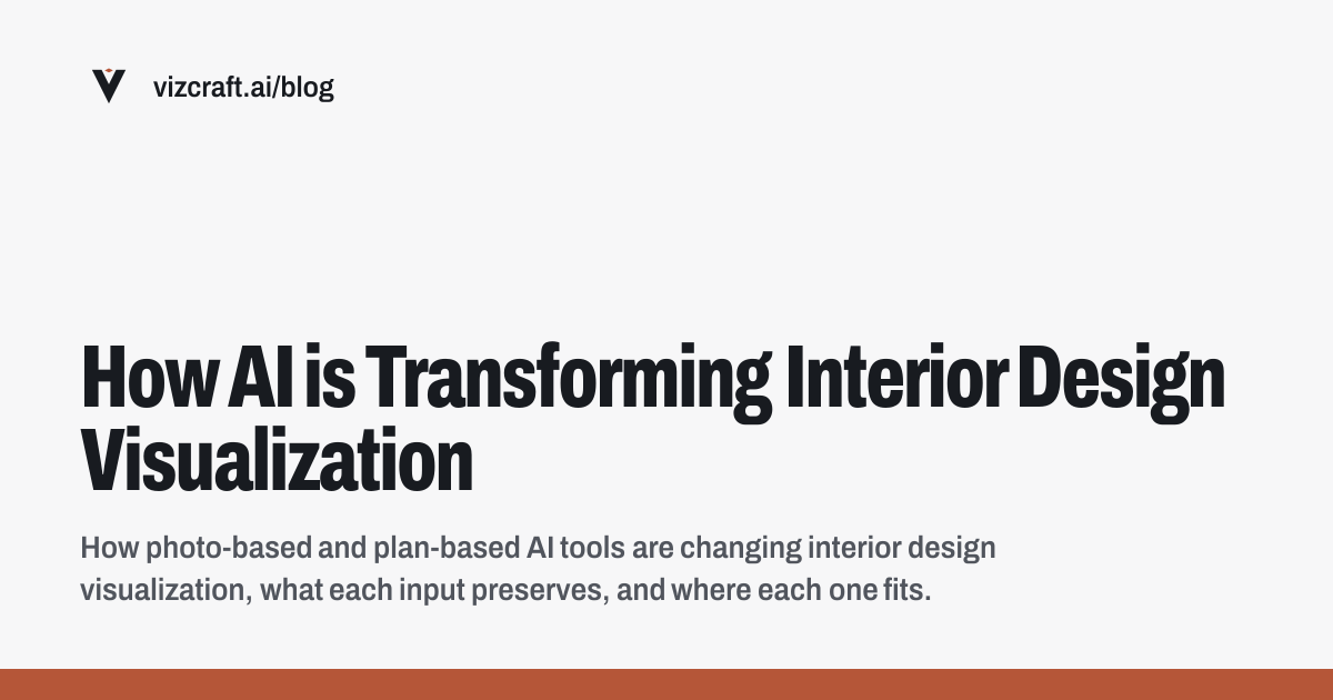How AI is Transforming Interior Design Visualization